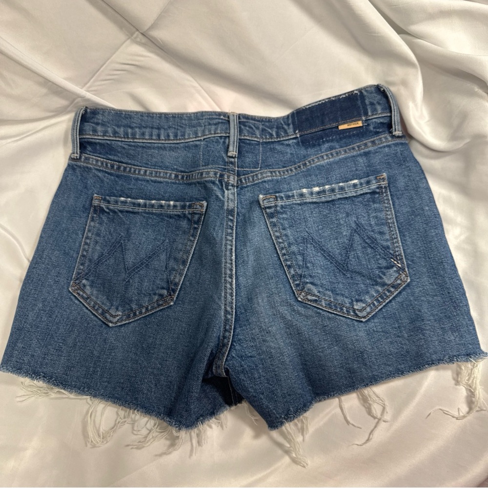 NWOT MOTHER SUPERIOR THE DUTCHIE SHORT FRAY IN Running with scissors Size 24